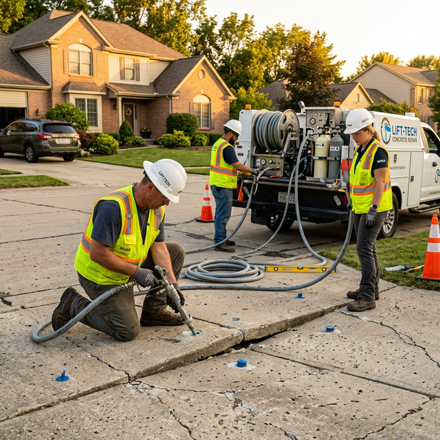 Concrete joint sealing and crack repair